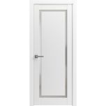 Modern Wood Interior Door with Hardware | Planum 0888 White Silk | Single Panel Frame Trims | Bathroom Bedroom Sturdy Doors-18" x 80"