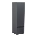 Side Vanity Cabinet MANHATTAN Collection Black Color 14"