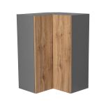 24" x 42" Wall Easy Reach-Double Door-with Natural Teak door