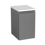 Side Vanity Cabinet COMFORT Collection Gray Matt Color 12"