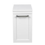 Side Vanity Cabinet Palm Beach Collection White Matt Gloss Color 12"