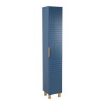 Side Vanity Cabinet Trevi Collection Blue Matt Color 12"