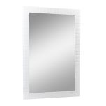 Mirror For Bath Vanity Trevi Collection White Matte - 28"