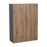 36" x 42" Wall Cabinet-Double Door-with Natural Teak door