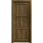 Sliding Pocket Door 18 x 84 inches | Ego 5010 Marble Oak | Kit Rail Hardware | Solid Wood Interior Bedroom Modern Doors