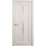 Interior Solid French Door 18 x 80 inches | Ego 5014 Painted White Oak | Single Regular Panel Frame Handle | Bathroom Bedroom Modern Doors