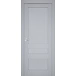 Interior Solid French Door | Veregio 7411 Matte Grey | Single Regular Panel Frame Trims Handle | Bathroom Bedroom Sturdy Doors 