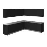 Kitchen Modern Collection Black Color Base Size 10x8,5Ft Wide