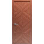 Modern Wood Interior Door with Hardware | Riviera 9014 Walnut | Single Panel Frame Trims | Bathroom Bedroom Sturdy Doors - 16" x 78"