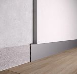 Armalux 10Ft One Piece | Baseboard for Hidden Doors | Aluminum Slim Profile