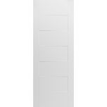 Slab Door Panel 18 x 80 inches / Mela 0755 Painted White / Modern Finished Doors / Pocket Closet Sliding Barn