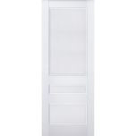 Slab Barn Door Panel | Veregio 7411 White Silk | Sturdy Finished Doors | Pocket Closet Sliding