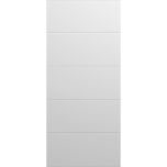 Slab Barn Door Panel | Planum 0770 Painted White Matte | Sturdy Finished Flush Modern Doors | Pocket Closet Sliding