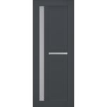 Slab Barn Door Panel | Veregio 7288 Antracite with Frosted Glass | Sturdy Finished Doors | Pocket Closet Sliding