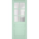 Slab Barn Door Panel | Veregio 7339 Oliva with Frosted Glass | Sturdy Finished Doors | Pocket Closet Sliding