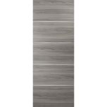 Slab Barn Door Panel | Planum 0020 Ginger Ash | Sturdy Finished Flush Modern Doors | Pocket Closet Sliding