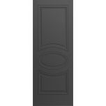 Slab Door Panel 18 x 80 inches / Mela 7001 Painted Black / Modern Finished Doors / Pocket Closet Sliding Barn