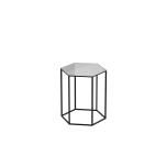 Coffe Table LUCCA 13x15x17 WHITE GLASS