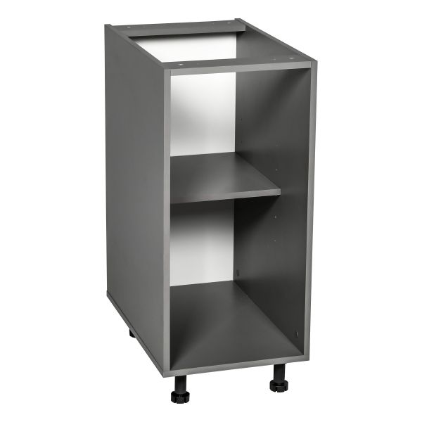 21" Base Cabinet High Single Door Grey