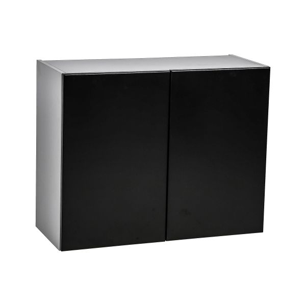 27" x 24" Wall Cabinet-Double Door-with Black Matte door