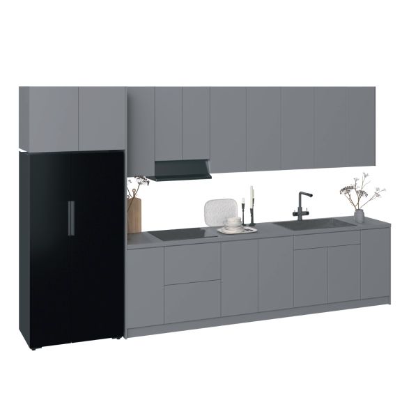 Kitchen Timekeeper Collection Gray Color Base Size 13Ft Wide
