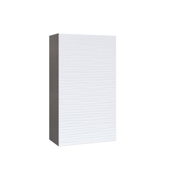 W2442-S Wall Cabinet-Single Door-with White Gloss 3D door