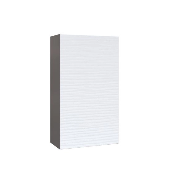 W2442-S Wall Cabinet-Single Door-with White Gloss 3D door