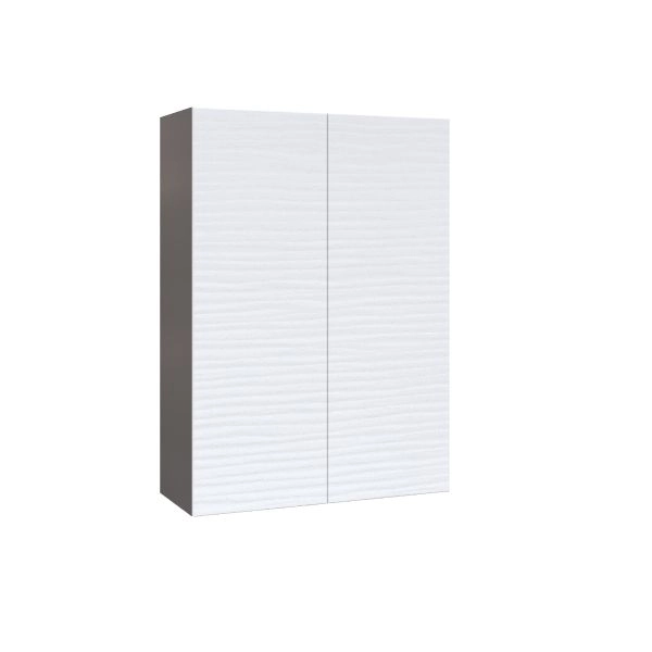 W3042 Wall Cabinet-Double Door-with White Gloss 3D door