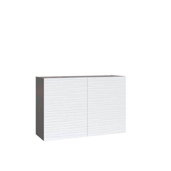 W3624 Wall Cabinet-Double Door-with White Gloss 3D door